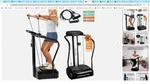 Lifepro Rhythm Vibration Plate Body Exercise Workout Equipment Machine(open Box). Fixed Price $200.00.
