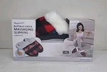 New Health Touch Buffalo Check Massaging Slippers. Vibration. One Size Fits Most. Fixed Price $20.00.