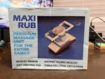 Maxi Rub Massager 2-SPEED Handheld Body MR2 Made In Usa Box. Fixed Price $39.99.