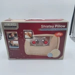 Homedics Shiatsu Massage Pillow W/ Heat SP-10H Rotating Deep Kneading. Fixed Price $35.00.