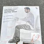 Sharper Image Calming Cozy Heated Vibration Wrap Foot/legs Remote Gray. Fixed Price $19.99.