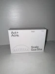 Act + Acre Scalp Gua Sha Tool - Wide Tooth Hand Held Comb Perfect Natural Ston. Fixed Price $43.20.