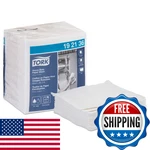 Tork 192136 Heavy-duty Single-ply 1/4-FOLD Paper Wipers White. Fixed Price $144.49.