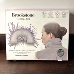 Brookstone Spa Hot & Cold Therapy Lavender Infused Neck Shoulder Wrap Nib. Fixed Price $16.00.