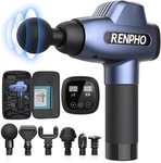Renpho Gun Massager Muscle Relaxation With 6 Heads Deep. Fixed Price $79.99.