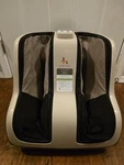 Black And Beige Human Touch Reflex 200-SOL-001 Foot Calf Massager. Fixed Price $150.00.