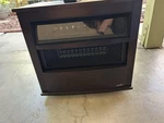 Duraflame Electric Portable Heater Remote Control Brown Wood 120V Floor. Fixed Price $115.00.