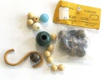 Vintage Macrame Beading Lot Girl Wood Beads Orange County California. Fixed Price $19.00.