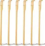 Renook Back Scratcher, 16.5IN Pack Of 6, Traditional Finger-like Bamboo Wooden. Fixed Price $20.71.