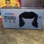 Daily Life Shiatsu Back & Neck Massager With Heat / Deep Kneading ZC-3002. Fixed Price $30.00.