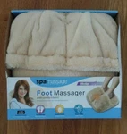 Spamassage Foot Massager, Beige, Relaxation, Massage, Vibration, New In Box. Fixed Price $14.99.