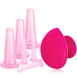 Silicone Facial Cupping Set, Vacuum Massage Kit For Body, Face, Neck, Back,. Fixed Price $12.06.