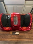 Zeny Shiatsu Foot Massager Machine Red With Controller(needs Batteries ). Fixed Price $80.00.