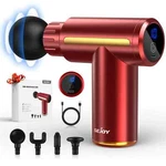 Sejoy Mini Massage Gun JMQ-Q3-RED. Fixed Price $25.00.