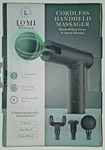 Lomi Massage Gun Cordless Handheld Deep Tissue Muscle 2 Levels 3 Heads 5HR Batt. Fixed Price $28.93.