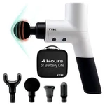 Vybe Premium Deep Tissue Muscle Massage Gun With 5 Speeds And 4 Attachments. Fixed Price $61.99.