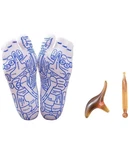 Broman Reflexology Socks With Trigger Point Massage Tool, Foot Pain Relief Re.... Fixed Price $9.09.