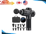 Deep Tissue Massage Gun 20 Speed Quiet Cordless Handheld Percussion Black. Fixed Price $43.13.