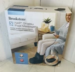 Brookstone F2 Nap Shiatsu Heated Black Foot Massager & Fabric Plush Cover 1441D3. Fixed Price $84.97.