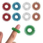 Pain Relief Acupressure Rings 100PCS Sujok Finger Massager For Improved. Fixed Price $28.66.