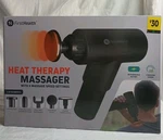 First Health Heat Therapy Massager Gun 6 Speed Setting Sore Muscles Workout Pain. Fixed Price $16.33.