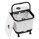 White Shiatsu Foot Spa Bath Basin With Heat Rollers And Jets. Fixed Price $109.99.
