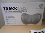 Trakk Shiatsu Car & Home Back And Shoulder Neck Heated Full Body Massager Pillow. Fixed Price $16.95.