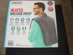New Homedics Heated Massage Wrap Tension Relieving Vibration W/box Nice Gift!. Fixed Price $19.99.