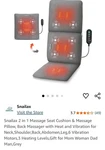 Snailax 2 In 1 Body Massager W/heat. Never Used. Still Box.. Fixed Price $28.00.