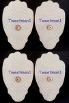 Replacement Pads (4) - For Beautyko Accusonic Ems Digital Massager. Fixed Price $8.48.