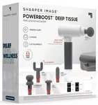 Sharper Image Powerboost Deep Tissue Percussion Massager White Brand New. Fixed Price $108.87.