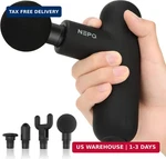 Nepq Mini Massage Gun, Powerful Fascial Portable Deep Tissue Percussion Musc. Fixed Price $63.98.