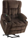 Comfort Lift Recliner Chair With Massage, Heat & Usb - Mocha, Medium. Fixed Price $1166.99.