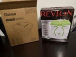 Hospan & Revlon Foot Bath Massagers Bubbles Temp Control. Fixed Price $47.99.