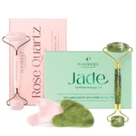 Plantifique Jade Roller And Rose Quartz Face With Gua Sha Facial Tools. Fixed Price $64.99.