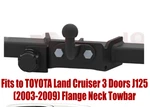 Flange Neck Tow Bar For Toyota Land Cruiser J125 (2003-2009) & 13 Pin Kit T165. Fixed Price $187.84.