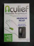 Aculief Natural Acupressure Headache Migraine Tension Relief Wearable Black. Fixed Price $14.24.