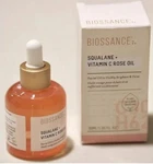 Biossance Squalane And Vitamin Rose Oil Brightening Facial Serum 30ML 1OZ. Fixed Price $22.50.