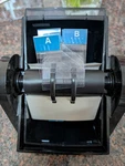 Vintage Rolodex Swivel File DRF-24C Covered Rotary Black 2.25X4" Cards. Fixed Price $21.00.