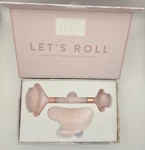 June Berry Beauty Gemstone Facial Roller, Gua Sha Tool Set Pink Rose Quartz. Fixed Price $6.50.