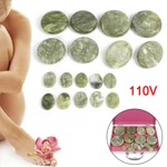 16PCS Hot Massage Stones Kit Natural Jade Heated Warmer Spa Therapy Heating Rock. Fixed Price $45.25.