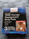 Walgreens Tens Therapy Replacement Body Pads 3 Reusable Electrode Htf. Fixed Price $39.99.