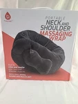 Pursonic Neck And Shoulder Massaging Wrap (HMG925GY) Gray - New Box Nib. Fixed Price $19.99.