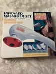 Infrared Massager Set With Six Vibrating Attachments Healthy Vibes By Belson. Fixed Price $43.00.