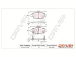 Front Axle Dr!ve+ DP1010.10.0037 Brake Pad Set, Disc For Fiat, Opel,. Fixed Price $28.42.