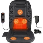 C3420 Vibration Seat Massager Os Black Heated 10-MOTOR Chair Pad Home Car. Fixed Price $37.99.