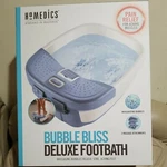 Homedics Bubble Bliss Deluxe Foot Spa Bath ,massaging Arch Pain Relief. Fixed Price $17.99.
