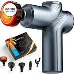 Leercon Massage Gun Heat, Deep Tissue BLUE-5 Heads(with 1 Head). Fixed Price $40.28.
