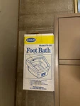 Dr Scholls Foot Bath Massager Heat Whirlpool Soak Spa Machine Model FR-100. Fixed Price $12.00.