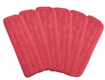 Microfiber Mop Replacement Pads For Wet/dry 6 Count (pack 1), Red. Fixed Price $24.63.